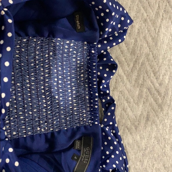 Blue and white polka dot dress - Picture 5 of 5